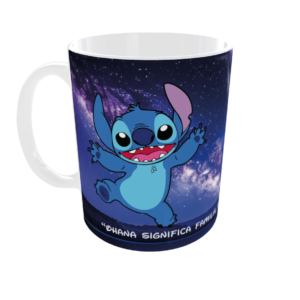 Taza Stitch Galaxia - Diseño Ohana Significa Familia en Cerámica