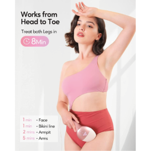 Depiladora IPL Pro Light Casera con 10 Niveles de Intensidad y Luz Pulsada Indolora 3