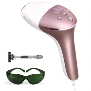 Depiladora IPL Pro Light Casera con 10 Niveles de Intensidad y Luz Pulsada Indolora