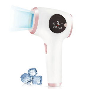 Depiladora Láser IPL de Doble Pulso con Enfriamiento ICE, 9 Niveles de Energía y 999,999 Disparos – Uso Doméstico